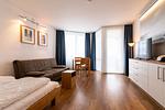 Wohnzimmer - Ein-Zimmer-Apartment 49/38 - Top-Hundeurlaub