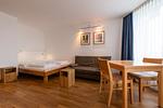 Schlafzimmer - Ein-Zimmer-Apartment 49/38 - Top-Hundeurlaub
