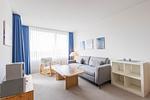 Wohnzimmer - Zwei-Zimmer-Apartment 49/45 - Top-Hundeurlaub