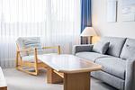 Wohnzimmer - Zwei-Zimmer-Apartment 49/45 - Top-Hundeurlaub