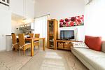 Wohnzimmer - Maisonette-Wohnung 49/48 mit Seeblick - Top-Hundeurlaub