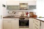 Küche / Küchenzeile - Maisonette-Wohnung 49/48 mit Seeblick - Top-Hundeurlaub