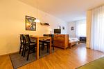 Wohnzimmer - Ein-Zimmer-Apartment 51/04 - Top-Hundeurlaub