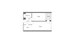 Grundriss - Zwei-Zimmer-Apartment 51/05 - Top-Hundeurlaub