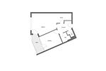 Grundriss - Zwei-Zimmer-Apartment 53/23 - Top-Hundeurlaub