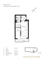 Grundriss - Luxusapartment mit Sauna 2.03 - Top-Hundeurlaub