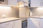Küche / Küchenzeile - Zwei-Zimmer-Apartment 55/22 - Top-Hundeurlaub