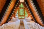 Schlafzimmer - Nurdachhaus (Typ 7) ND 17 - Top-Hundeurlaub