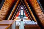 Schlafzimmer - Nurdachhaus (Typ 7) ND 28 - Top-Hundeurlaub