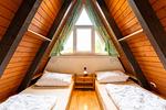 Schlafzimmer - Nurdachhaus (Typ 7) ND 33 - Top-Hundeurlaub