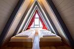 Schlafzimmer - Nurdachhaus (Typ 7) ND 40 - Top-Hundeurlaub