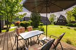 Terrasse - Nurdachhaus (Typ 7) ND 45 - Top-Hundeurlaub