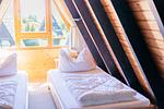 Schlafzimmer - Nurdachhaus (Typ 7) ND 46 - Top-Hundeurlaub