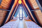 Schlafzimmer - Nurdachhaus (Typ 7) ND 48 - Top-Hundeurlaub