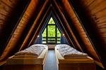 Schlafzimmer - Nurdachhaus (Typ 7) ND 60 - Top-Hundeurlaub