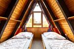 Schlafzimmer - Nurdachhaus (Typ 7) ND 72 - Top-Hundeurlaub