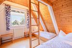 Schlafzimmer - Nurdachhaus (Typ 8) NDT 014 - Top-Hundeurlaub