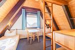 Schlafzimmer - Nurdachhaus (Typ 8) NDT 095 - Top-Hundeurlaub