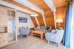 Wohnzimmer - Nurdachhaus (Typ 8) NDT 113 - Top-Hundeurlaub