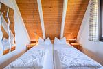 Schlafzimmer - Nurdachhaus (Typ 8) NDT 113 - Top-Hundeurlaub