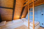 Schlafzimmer - Nurdachhaus (Typ 8) NDT 117 - Top-Hundeurlaub