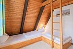 Schlafzimmer - Nurdachhaus (Typ 8) NDT 119 - Top-Hundeurlaub