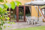 Terrasse - Nurdachhaus (Typ 8) NDT 119 - Top-Hundeurlaub