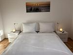 Schlafzimmer - "Haus Meeresglück" Seelöwe - Top-Hundeurlaub