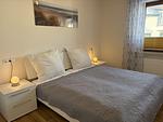 Schlafzimmer - "Haus Meeresglück" Seelöwe - Top-Hundeurlaub