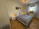 Schlafzimmer - "Haus Meeresglück" Seelöwe - Top-Hundeurlaub
