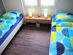 Schlafzimmer - Haus Nr. 35, Ferienhaus Fischerhus - Top-Hundeurlaub