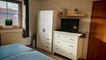 Schlafzimmer - Domicil - Abendsonne - Top-Hundeurlaub