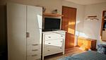 Schlafzimmer - Domicil - Abendsonne - Top-Hundeurlaub