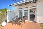 Terrasse - App. MeeresOase nur 350 m zum Meer mit Terrasse - Top-Hundeurlaub