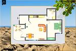 Grundriss - App. MeeresBucht - Top-Hundeurlaub