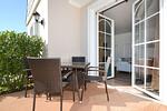 Terrasse - App. MeeresBucht mit Sonnenterrasse und nur 350 m zum Strand - Top-Hundeurlaub