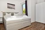 Schlafzimmer - App. MeeresBucht mit Sonnenterrasse und nur 350 m zum Strand - Top-Hundeurlaub