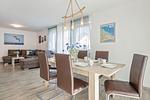 Wohnzimmer - Ferienhaus Sonnenschein EG mit Sauna, Terrasse und Garten - Top-Hundeurlaub