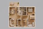 Grundriss - Ferienhaus Sonnenschein EG mit Sauna, Terrasse und Garten - Top-Hundeurlaub