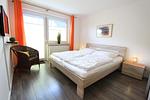 Schlafzimmer - Deichhof 1 Whg. 6 OG - Top-Hundeurlaub