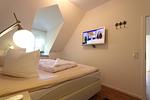 Schlafzimmer - Haus Schaper Whg. 4 OG - Top-Hundeurlaub