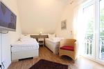 Schlafzimmer - Haus Schaper Whg. 4 OG - Top-Hundeurlaub