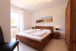 Schlafzimmer - Haus Heckenrose Whg. 5 EG - Top-Hundeurlaub