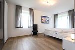 Schlafzimmer - Kirschenallee Haus A- Whg. 1 - Top-Hundeurlaub