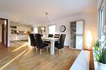 Wohnzimmer - Haus Meisenweg 5 - Top-Hundeurlaub