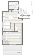 Grundriss - Ferienwohnung 1 - Top-Hundeurlaub