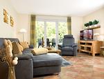 Wohnzimmer - Meeresblick - Top-Hundeurlaub
