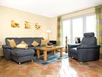 Wohnzimmer - Meeresblick - Top-Hundeurlaub