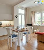 Küche / Küchenzeile - Ferienwohnung 1 - Top-Hundeurlaub