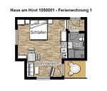 Grundriss - Ferienwohnung 1 - Top-Hundeurlaub